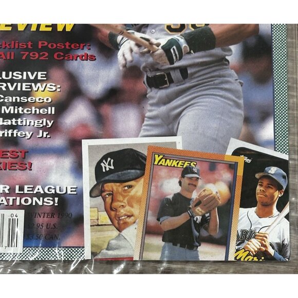 TOPPS Magazine Baseball Card Preview 1990 Winter Collector's Issue Paperback - Picture 2 of 6